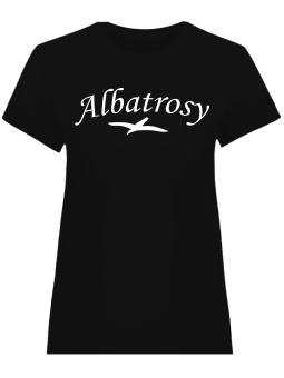 Koszulka Koszulka Damska Albatrosy Czarna - Śmieszne T-Shirty z Nadrukami ?