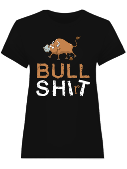 Koszulka Koszulka Damska Bull shirt Czarna - Śmieszne T-Shirty z Nadrukami ?