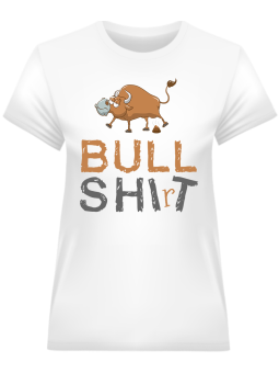 Koszulka Koszulka Damska Bull shirt Biała - Śmieszne T-Shirty z Nadrukami ?