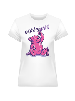 Koszulka Koszulka Damska Ochlejmiś Biała - Śmieszne T-Shirty z Nadrukami ?