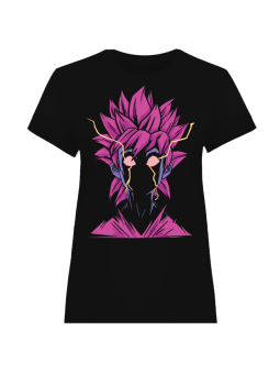 Koszulka Koszulka Damska Anime Men Power Czarna - Śmieszne T-Shirty z Nadrukami ?