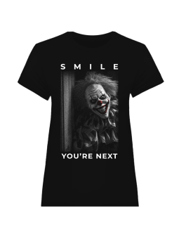Koszulka Koszulka Damska Clown You're Next Czarna - Śmieszne T-Shirty z Nadrukami ?