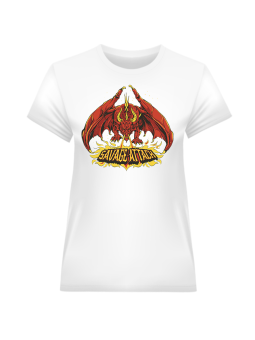 Koszulka Koszulka Damska Anime Dragon Smok Biała - Śmieszne T-Shirty z Nadrukami ?