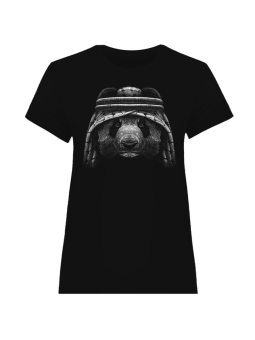 Koszulka Koszulka Damska Kung Fu Panda Czarna - Śmieszne T-Shirty z Nadrukami ?