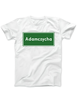 Koszulka Koszulka Damska 1670 Adamczycha Biała - Śmieszne T-Shirty z Nadrukami ?