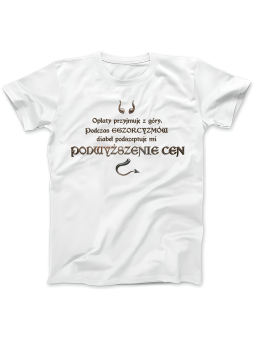 Koszulka Koszulka Damska 1670 Egzorcyzmy Biała - Śmieszne T-Shirty z Nadrukami ?