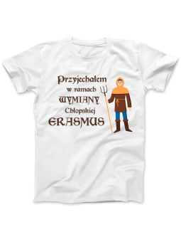 Koszulka Koszulka Damska 1670 Erasmus Biała - Śmieszne T-Shirty z Nadrukami ?