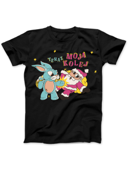 Koszulka Koszulka Damska Teraz Moja Kolej Czarna - Śmieszne T-Shirty z Nadrukami ?