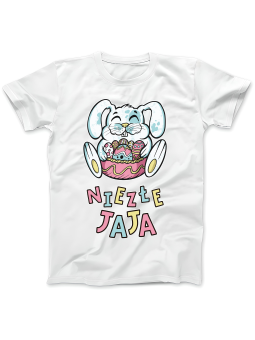 Koszulka Koszulka Damska Niezłe Jaja Biała - Śmieszne T-Shirty z Nadrukami ?