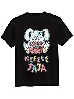 Koszulka Koszulka Męska Niezłe Jaja Czarna - Śmieszne T-Shirty z Nadrukami ?