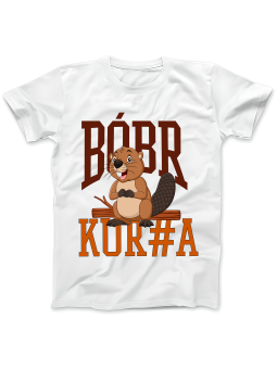 Koszulka Koszulka Damska Bóbr Kura Biała - Śmieszne T-Shirty z Nadrukami ?