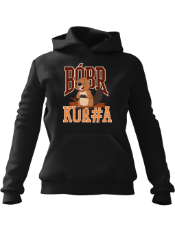 Koszulka Bluza Męska z kapturem Bóbr Kura Czarna - Śmieszne T-Shirty z Nadrukami ?