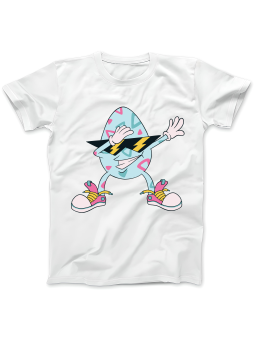 Koszulka Koszulka Damska Jajko DAB Biała - Śmieszne T-Shirty z Nadrukami ?