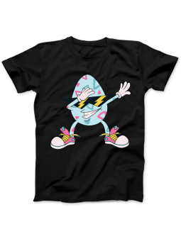 Koszulka Koszulka Damska Jajko DAB Czarna - Śmieszne T-Shirty z Nadrukami ?