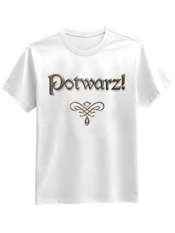 Koszulka Koszulka Męska 1670 Potwarz Biała - Śmieszne T-Shirty z Nadrukami ?