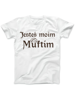 Koszulka Koszulka Damska 1670 Jesteś Moim Muftim Biała - Śmieszne T-Shirty z Nadrukami ?