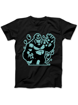Koszulka Koszulka Damska Goryl King Kong Czarna - Śmieszne T-Shirty z Nadrukami ?