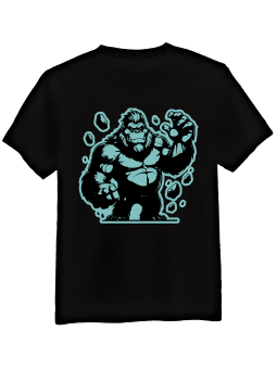 Koszulka Koszulka Męska Goryl King Kong Czarna - Śmieszne T-Shirty z Nadrukami ?