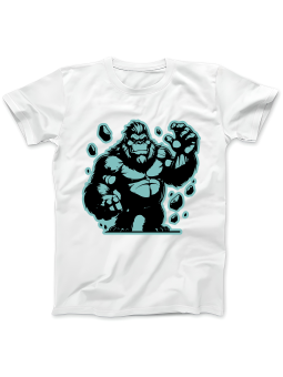 Koszulka Koszulka Damska Goryl King Kong Biała - Śmieszne T-Shirty z Nadrukami ?