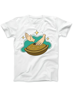 Koszulka Koszulka Damska Misa Handpan Instrument Biała - Śmieszne T-Shirty z Nadrukami ?