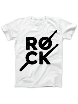 Koszulka Koszulka Damska Rock Biała - Śmieszne T-Shirty z Nadrukami ?