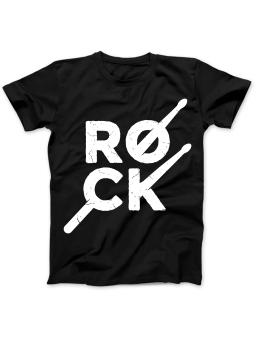 Koszulka Koszulka Damska Rock Czarna - Śmieszne T-Shirty z Nadrukami ?