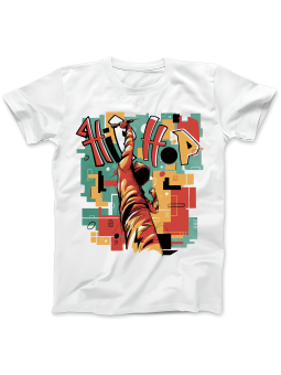 Koszulka Koszulka Damska Hip Hop Biała - Śmieszne T-Shirty z Nadrukami ?