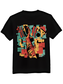 Koszulka Koszulka Męska Hip Hop Czarna - Śmieszne T-Shirty z Nadrukami ?