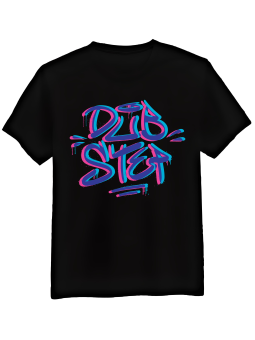 Koszulka Koszulka Męska Dubstep Czarna - Śmieszne T-Shirty z Nadrukami ?