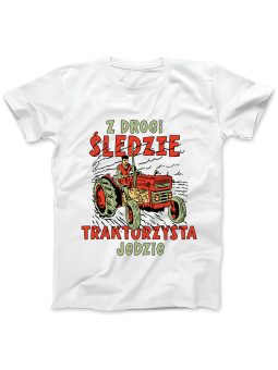 Koszulka Koszulka Damska Z Drogi Śledzie Biała - Śmieszne T-Shirty z Nadrukami ?