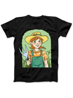 Koszulka Koszulka Damska Rolniczka Czarna - Śmieszne T-Shirty z Nadrukami ?