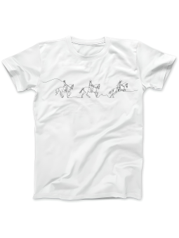 Koszulka Koszulka Damska Jazda Konna Biała - Śmieszne T-Shirty z Nadrukami ?