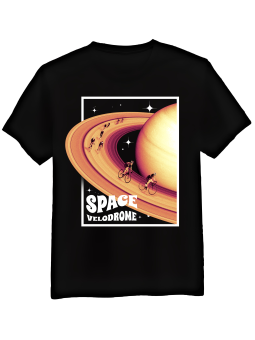 Koszulka Koszulka Męska Space Velodrome Czarna - Śmieszne T-Shirty z Nadrukami ?
