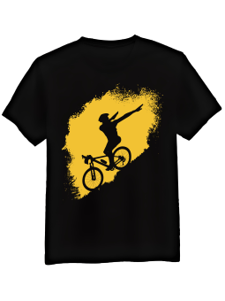 Koszulka Koszulka Męska Rower Dab Czarna - Śmieszne T-Shirty z Nadrukami ?