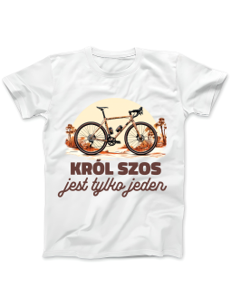 Koszulka Koszulka Damska Król Szos Biała - Śmieszne T-Shirty z Nadrukami ?