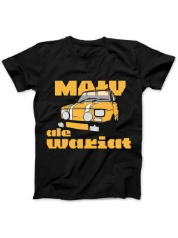 Koszulka Koszulka Damska Maluch Wariat Czarna - Śmieszne T-Shirty z Nadrukami ?