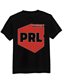 Koszulka Koszulka Męska Urodzony w PRL Czarna - Śmieszne T-Shirty z Nadrukami ?