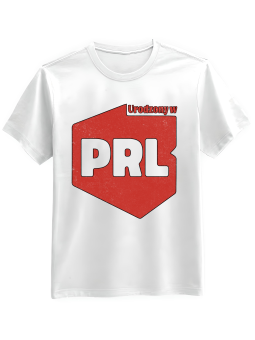 Koszulka Koszulka Męska Urodzony w PRL Biała - Śmieszne T-Shirty z Nadrukami ?