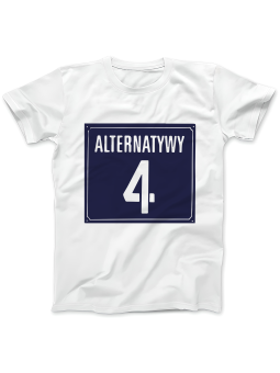 Koszulka Koszulka Damska Alternatywy 4 Biała - Śmieszne T-Shirty z Nadrukami ?