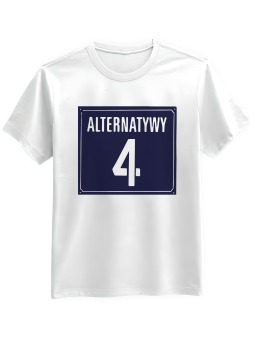 Koszulka Koszulka Męska Alternatywy 4 Biała - Śmieszne T-Shirty z Nadrukami ?
