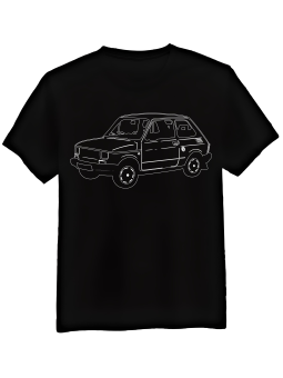 Koszulka Koszulka Męska Maluch Czarna - Śmieszne T-Shirty z Nadrukami ?