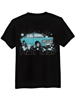 Koszulka Koszulka Męska Fiat 125p Czarna - Śmieszne T-Shirty z Nadrukami ?