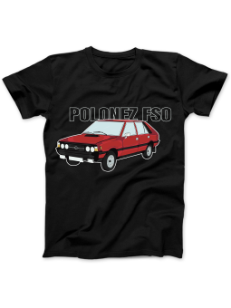 Koszulka Koszulka Damska Polonez FSO Czarna - Śmieszne T-Shirty z Nadrukami ?