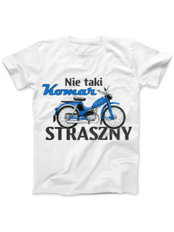 Koszulka Koszulka Damska Nie Taki Komar Straszny Biała - Śmieszne T-Shirty z Nadrukami ?