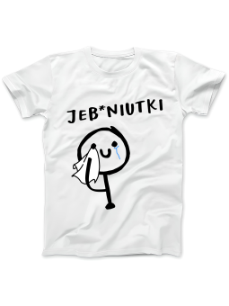 Koszulka Koszulka Damska Jebniutki Biała - Śmieszne T-Shirty z Nadrukami ?