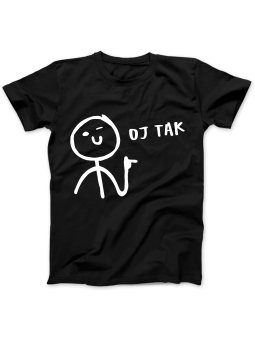 Koszulka Koszulka Damska Oj Tak Czarna - Śmieszne T-Shirty z Nadrukami ?