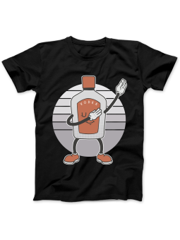 Koszulka Koszulka Damska Vodka DAB Czarna - Śmieszne T-Shirty z Nadrukami ?