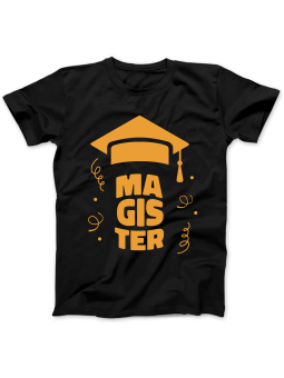 Koszulka Koszulka Damska Magister Czarna - Śmieszne T-Shirty z Nadrukami ?