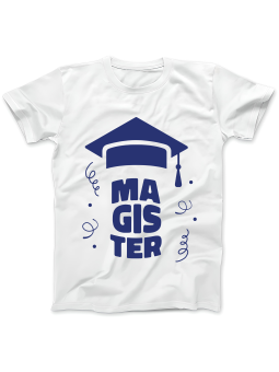 Koszulka Koszulka Damska Magister Biała - Śmieszne T-Shirty z Nadrukami ?