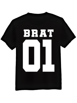 Koszulka Koszulka Męska Brat 01 Czarna - Śmieszne T-Shirty z Nadrukami ?